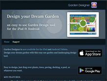 Tablet Screenshot of gardendesignerapp.com